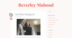 Desktop Screenshot of beverley-mahood.com