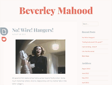 Tablet Screenshot of beverley-mahood.com
